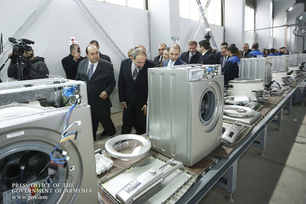 В Армении открылся новый завод по сборке бытовой техники