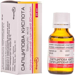 Салициловая кислота, применение в медицине и косметологии