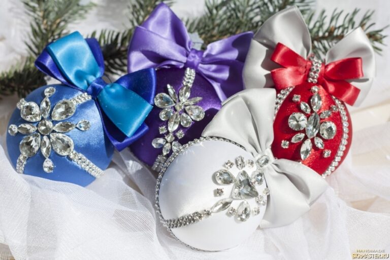 Новогодние игрушки ручной работы — это не только шары