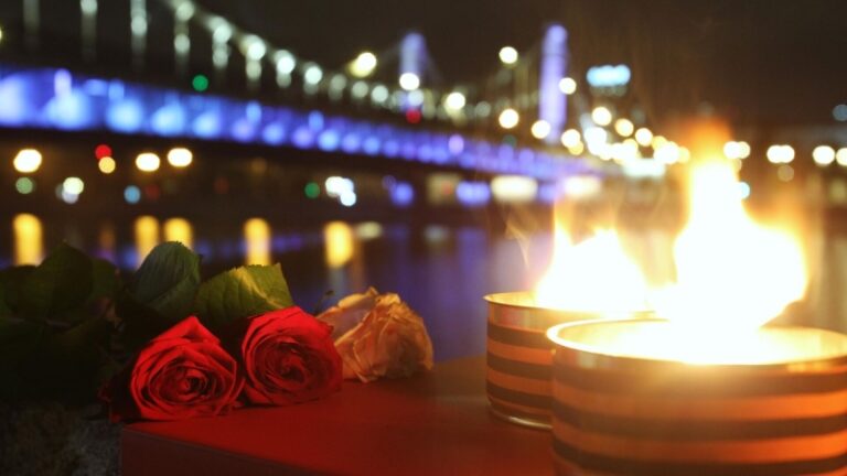 На Крымской набережной в Москве прошла акция «Линия памяти»